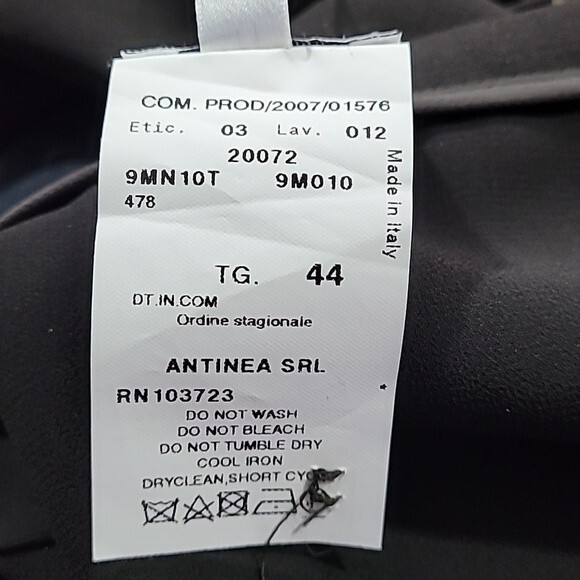 Armani Collezioni 100% Virgin-Wool Espresso Brown Skirt. NWT. Size 8. - Picture 15 of 16